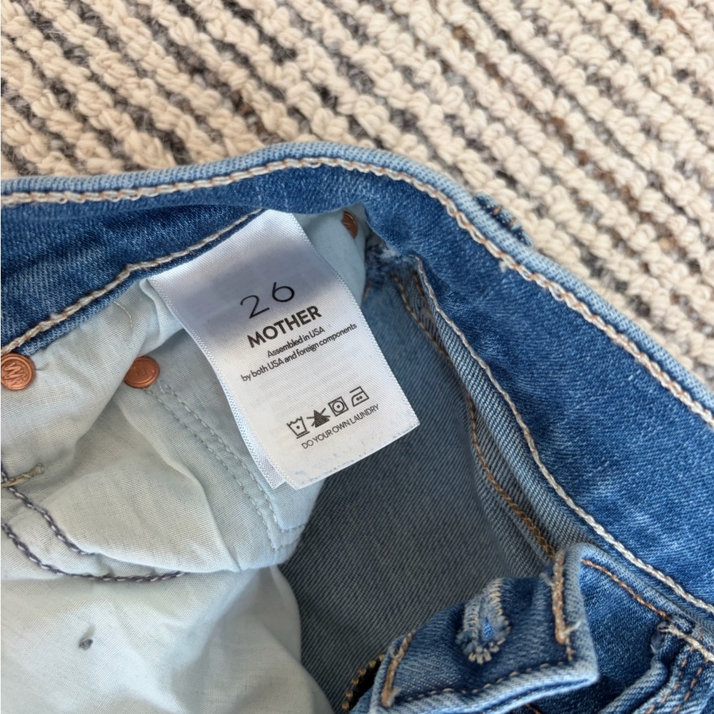MOTHER Mid-Rise Rider Ankle Jeans - Picture 3 of 6